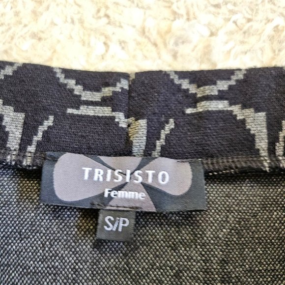 Trisisto Femme Women's Black Bubble Pattern Pull-On Pencil Skirt Size S - Picture 6 of 8